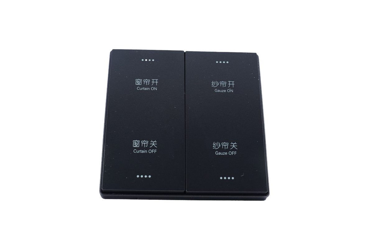 smart four-key curtain control panel for hotel rooms
